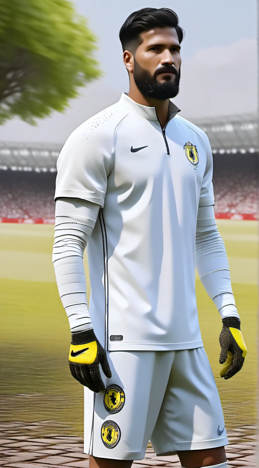 ai character: Alisson becker background