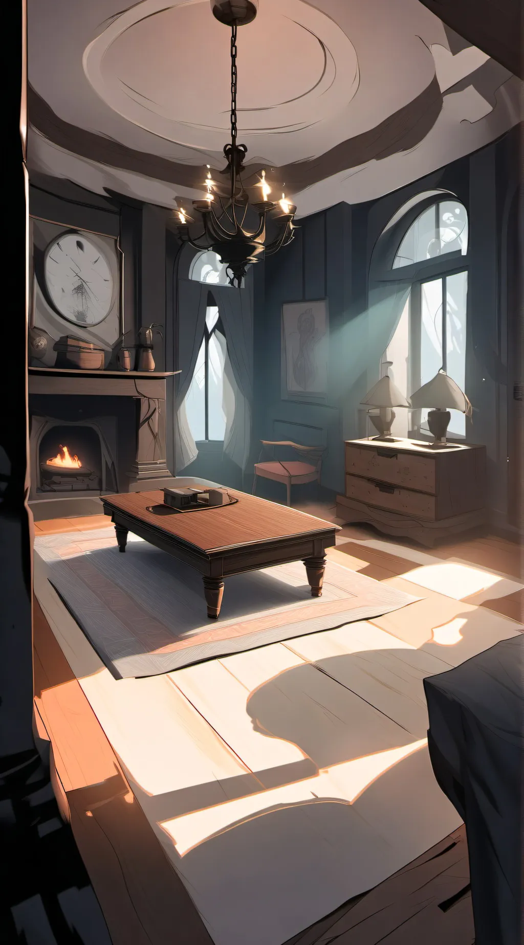 ai character: Murder Manor background