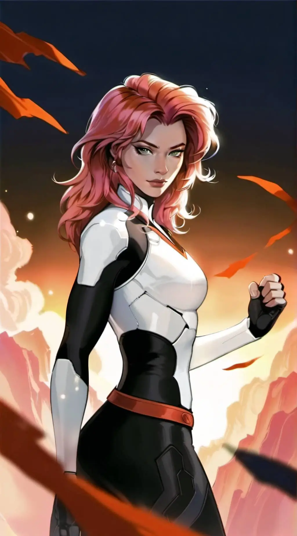 ai character: X-Men: Silver background
