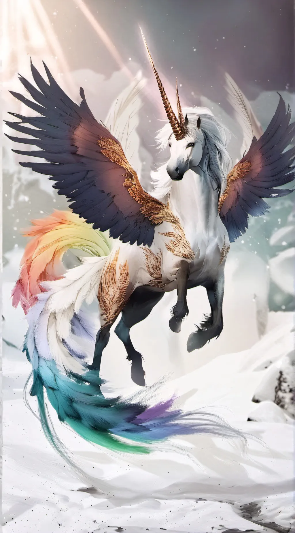 ai character: Unicorn background