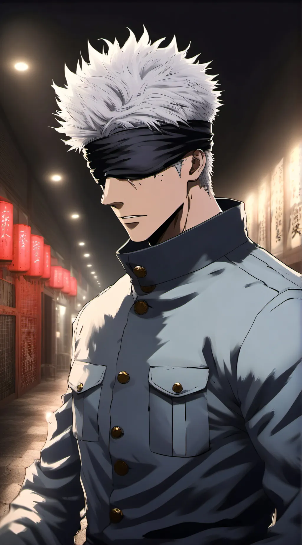 ai character: Gojo Satoru  background