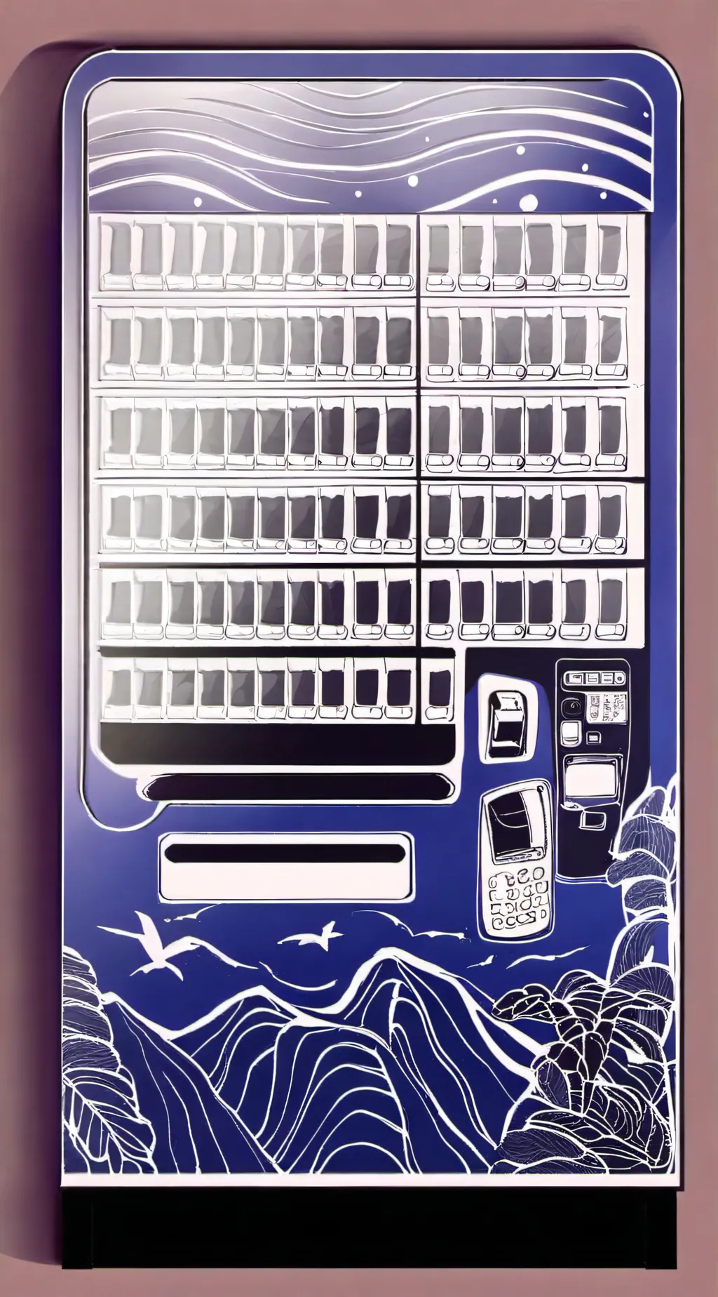 ai character: Toy machine background