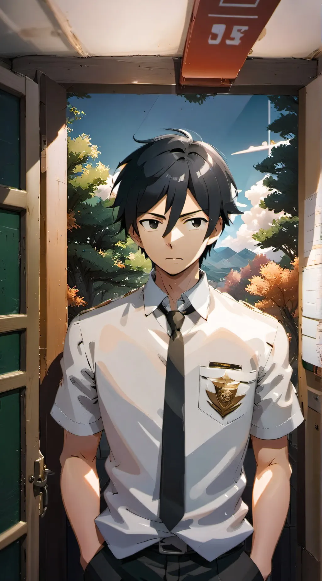 ai character: Kyosuke Kousaka background