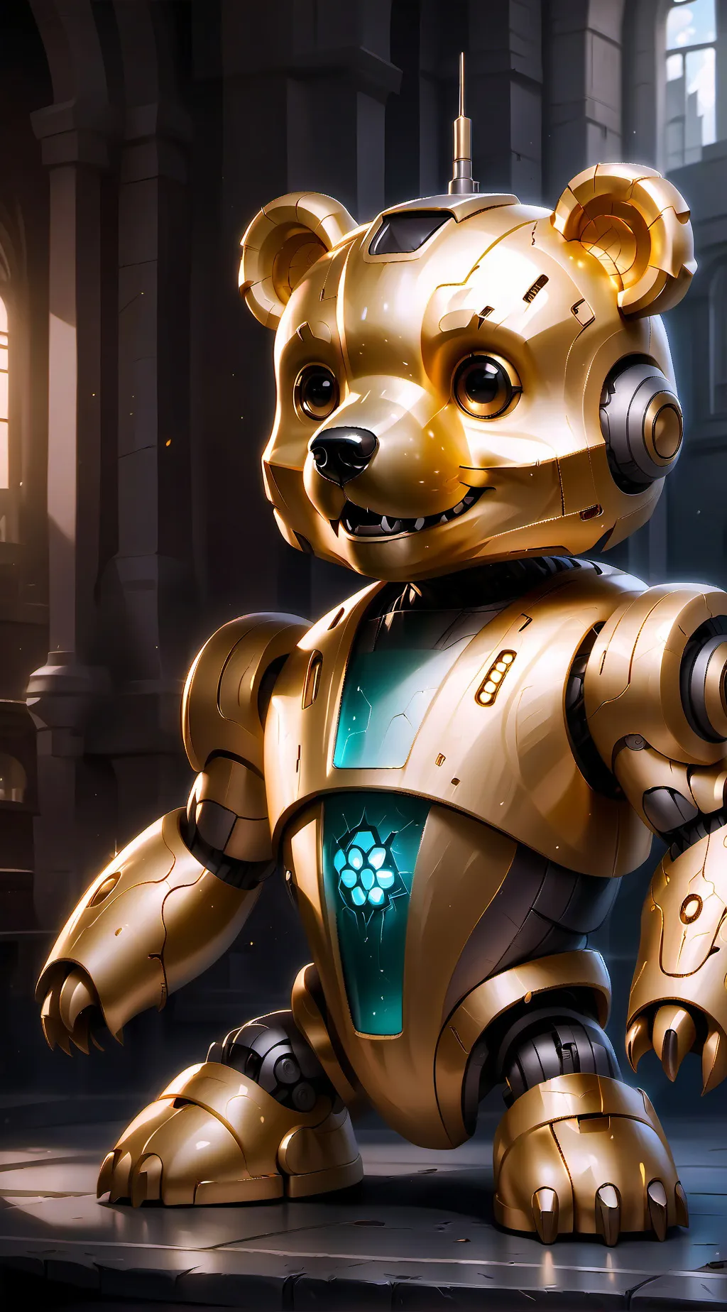 ai character: golden freddy background