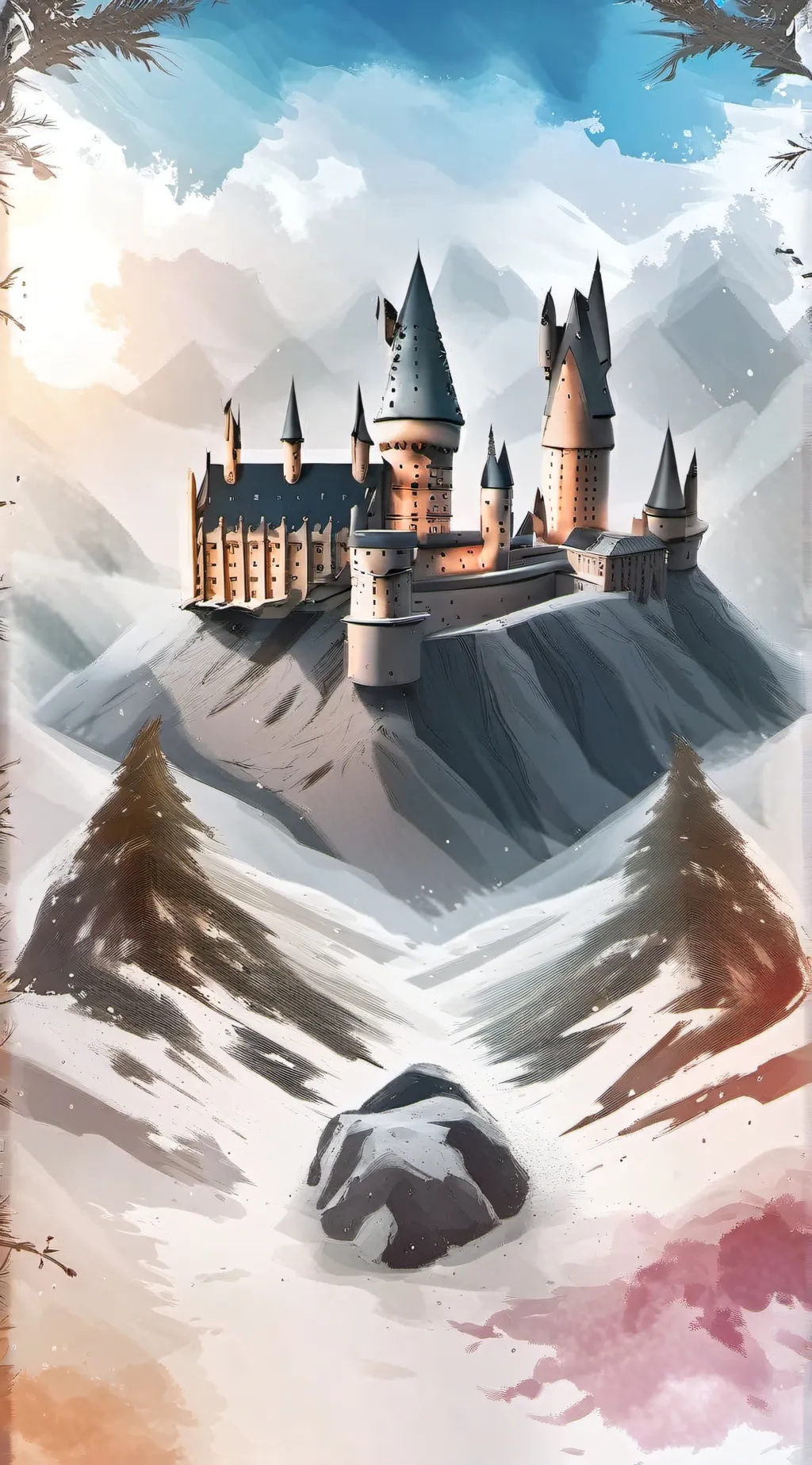 ai character: hogwarts yay  background