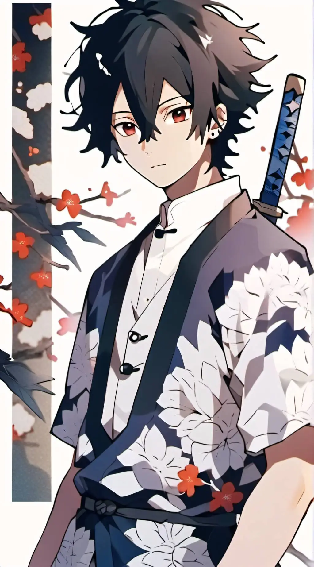 ai character: Sasuke background