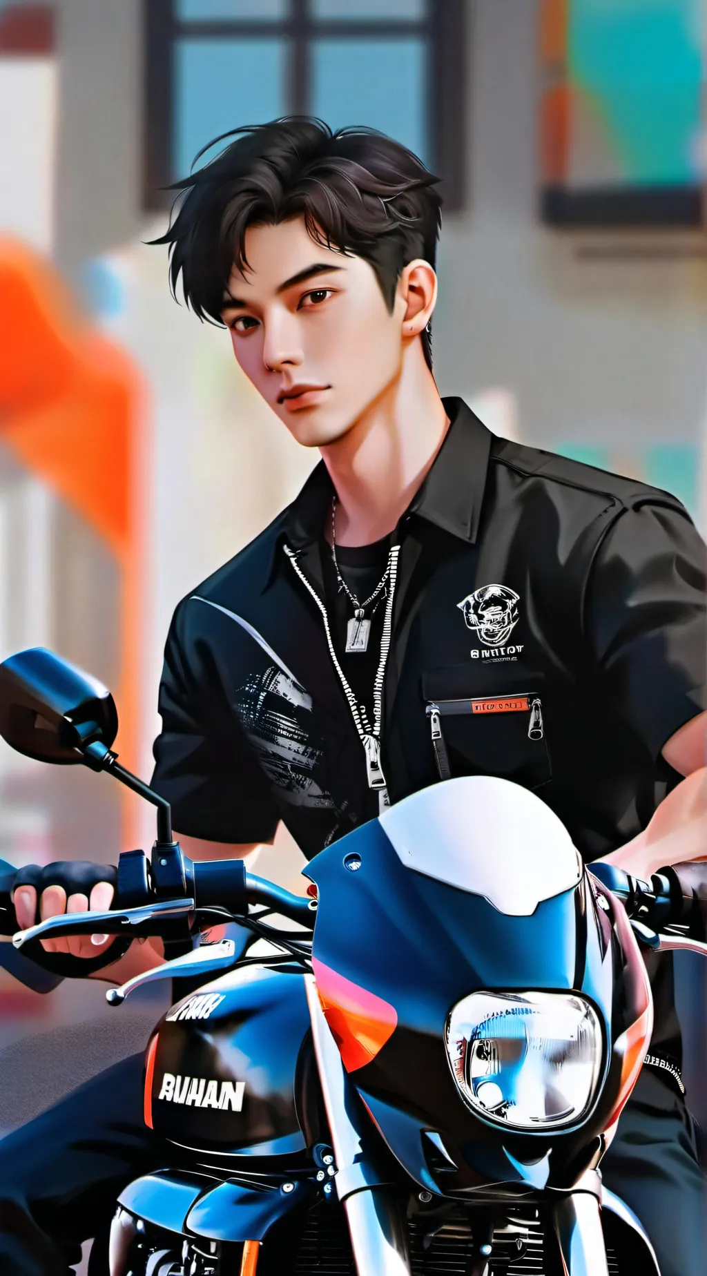 ai character: Kim background
