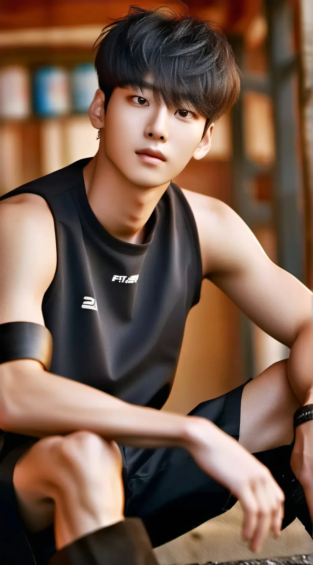 ai character: Hyunjin background