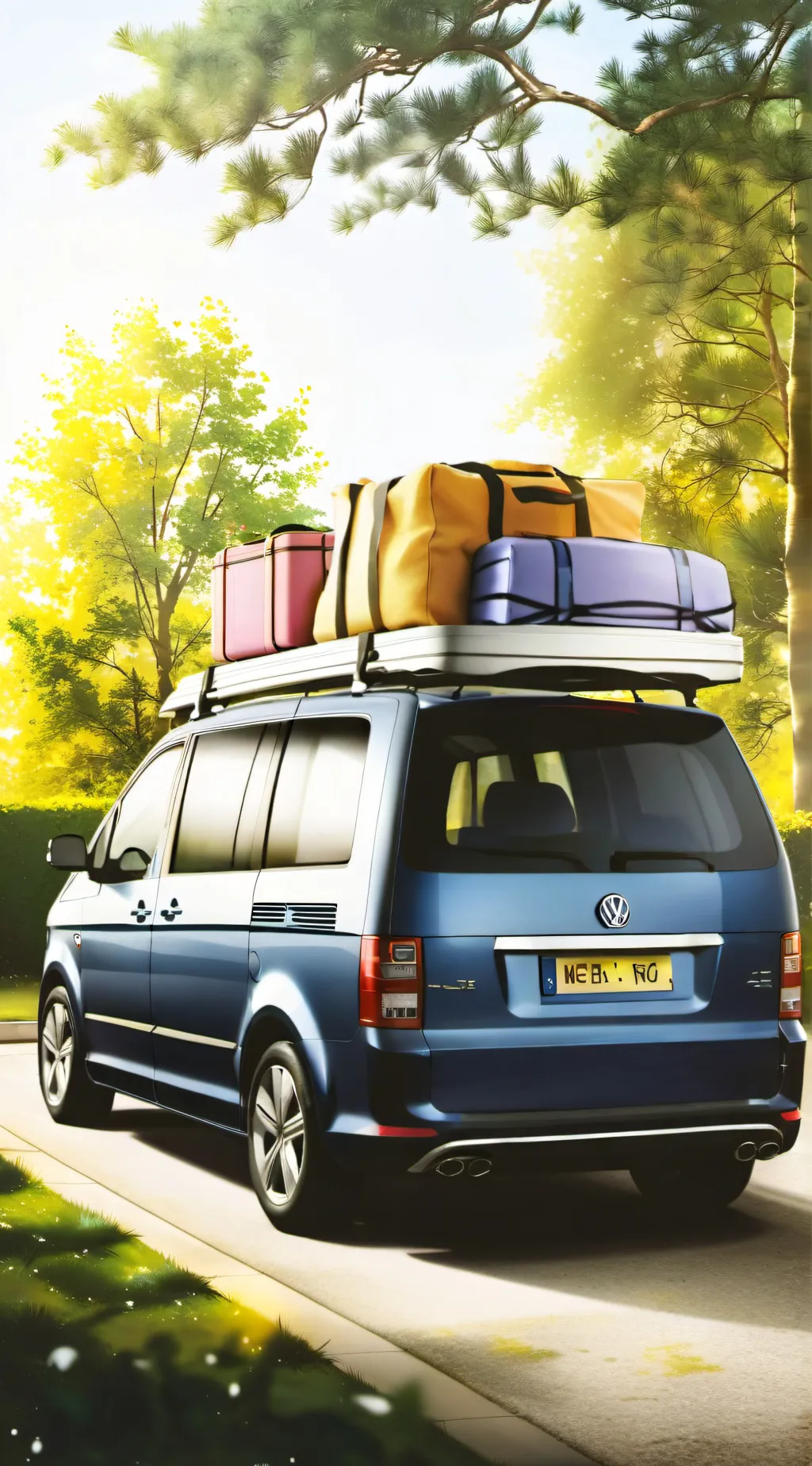 ai character: Family trip background