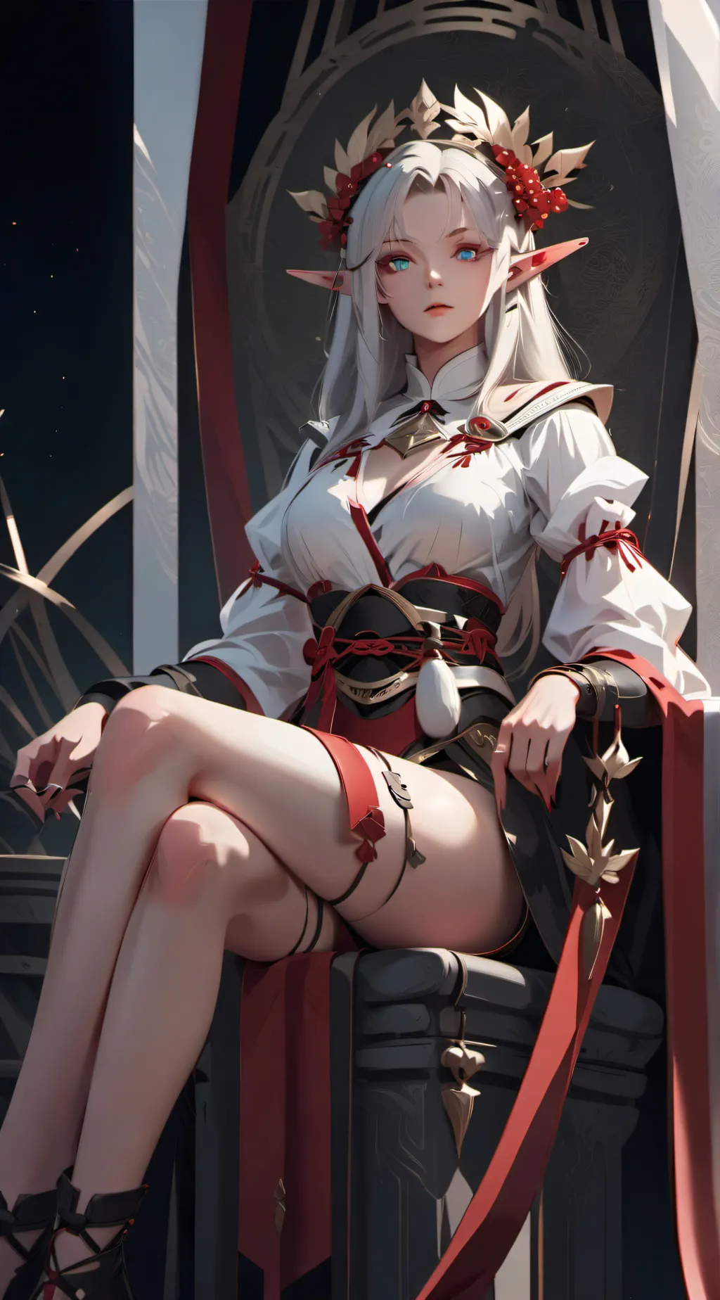 ai character: Queen Sylvania background