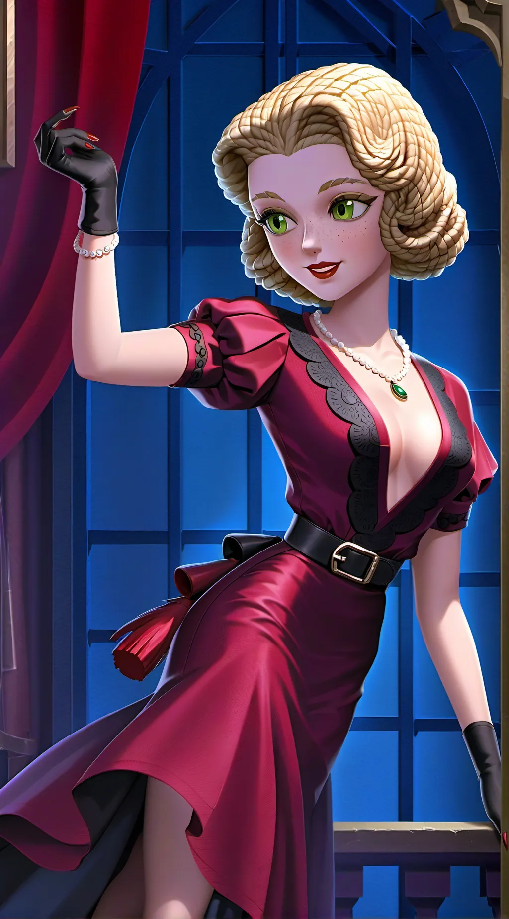 ai character: Allison Connor  background