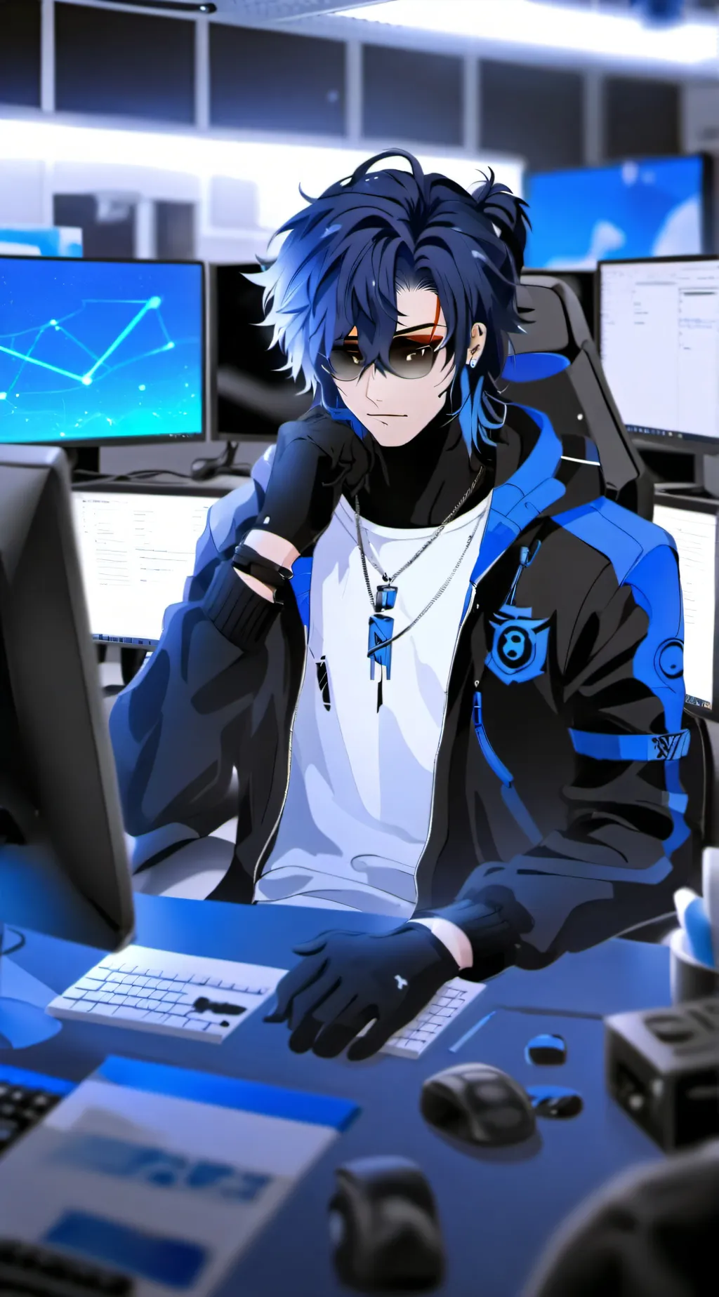 ai character: kyle background