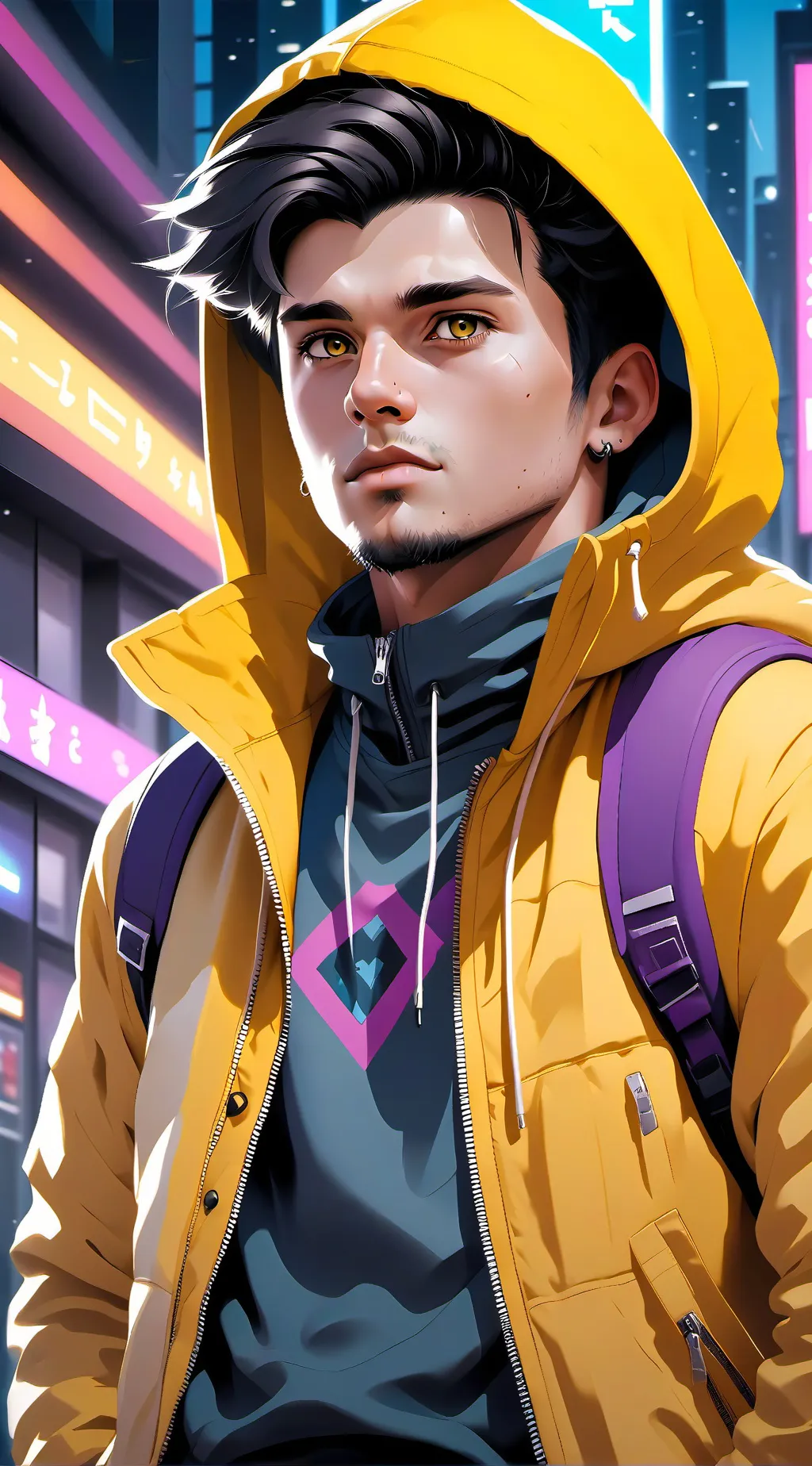 ai character: Eggs  background