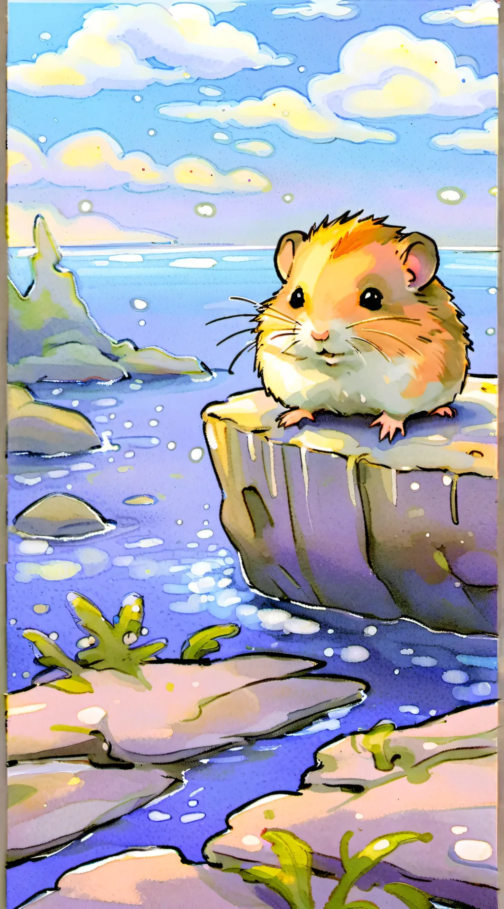 ai character: Blorb background