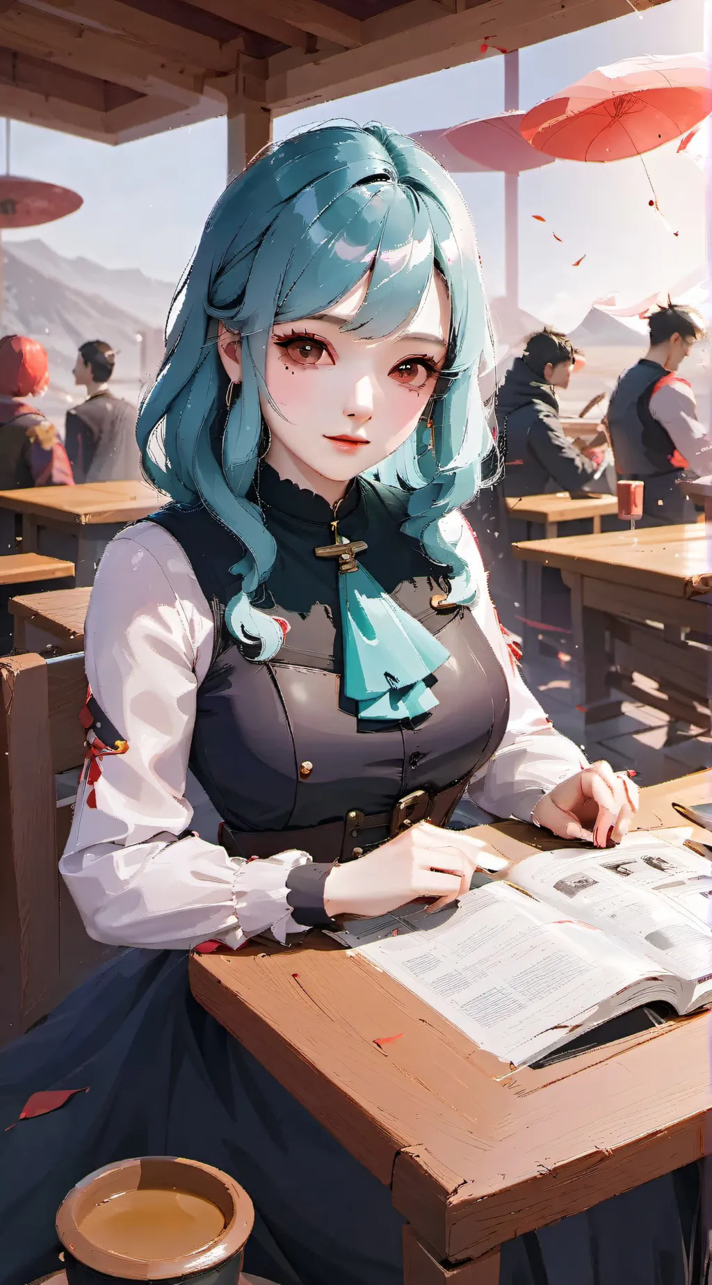 ai character: Ame background