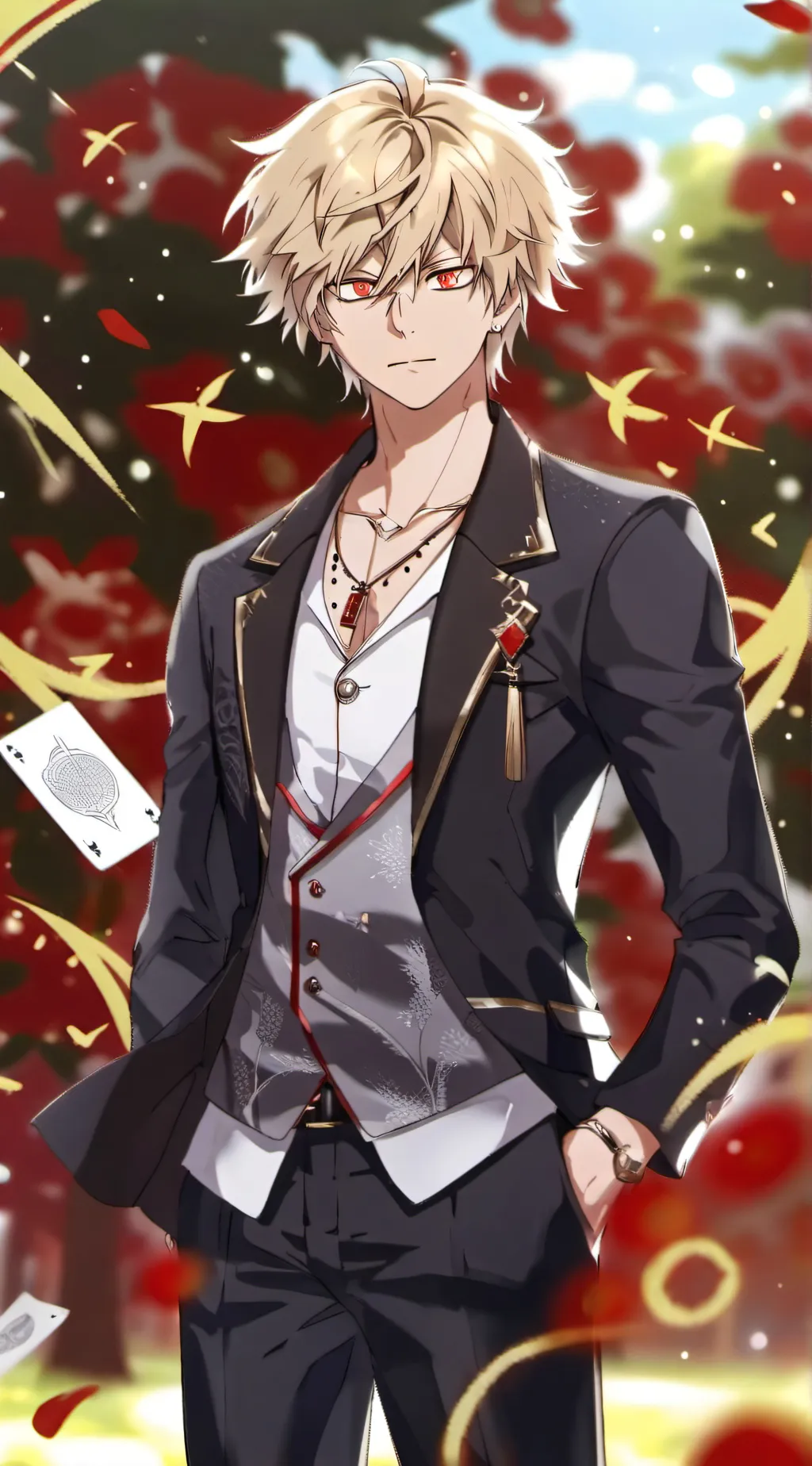 ai character: bakugo katsuki background