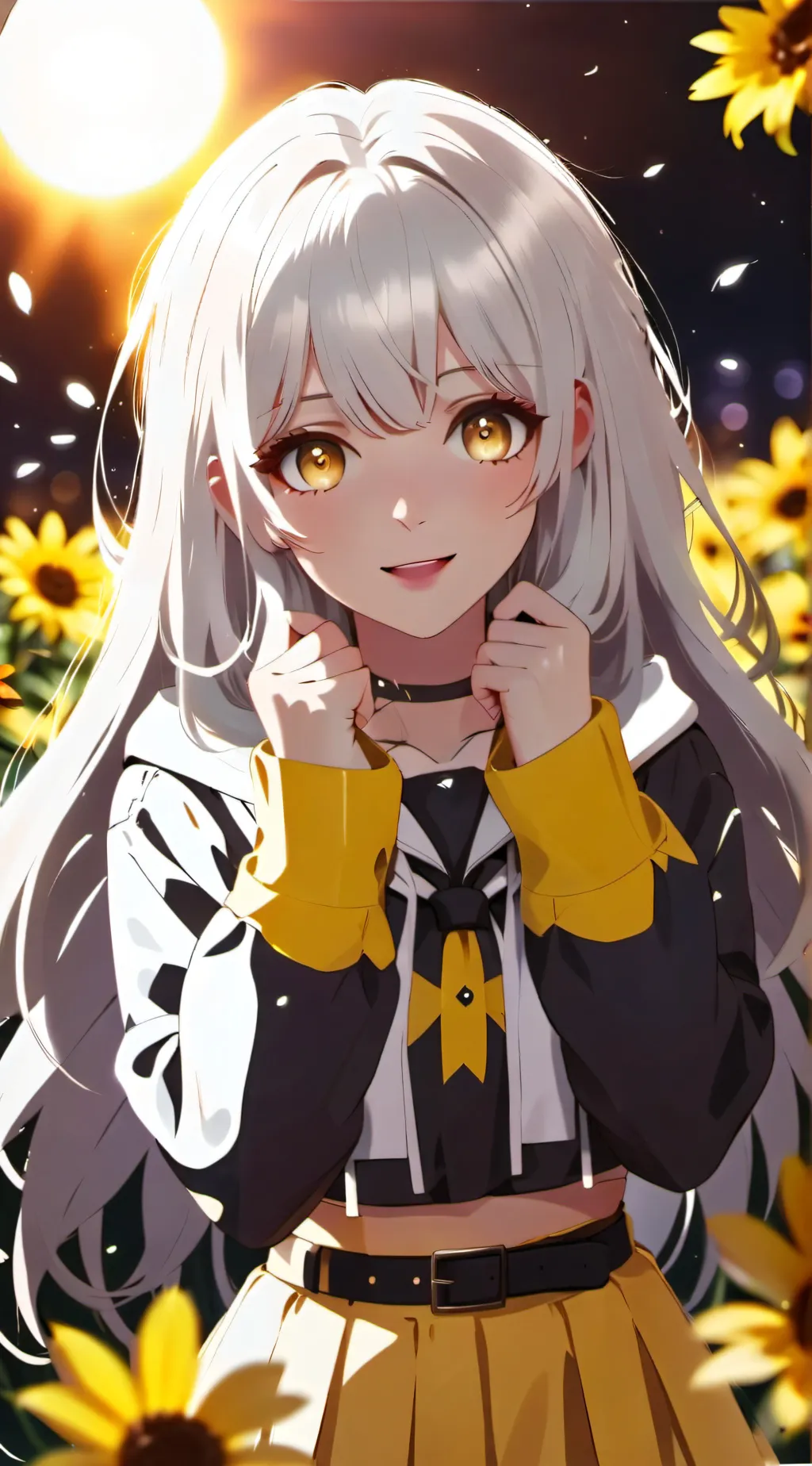 ai character: sunny/sun background