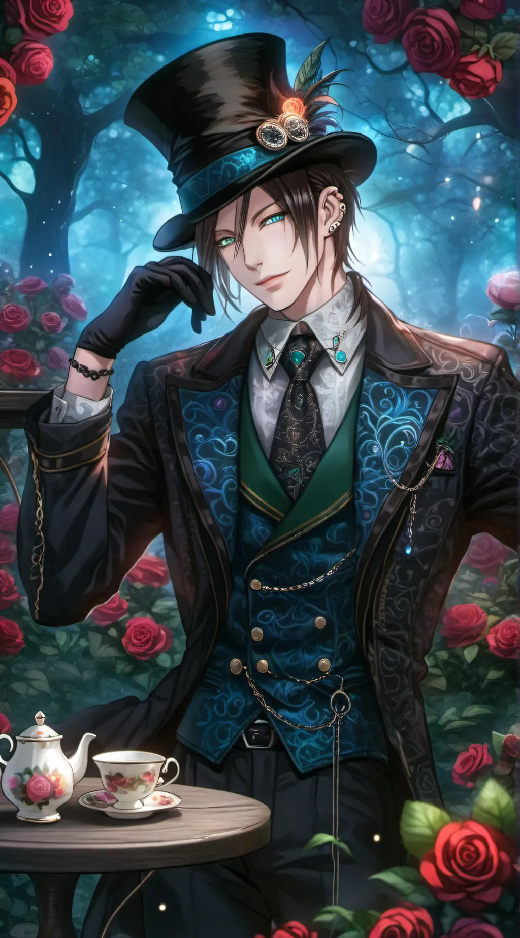ai character: Mad Hatter background