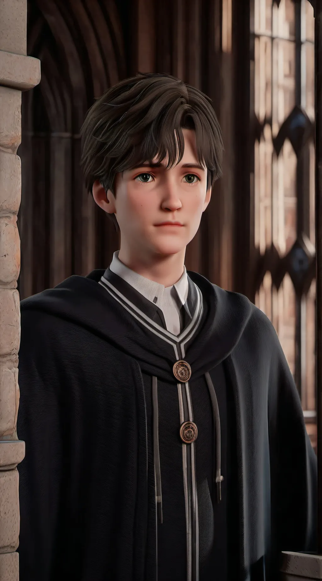 ai character: hogwarts story background
