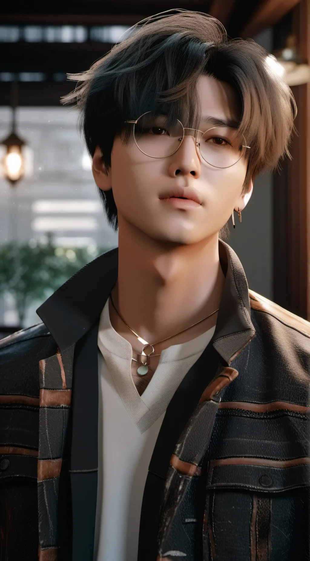 ai character: Leo background