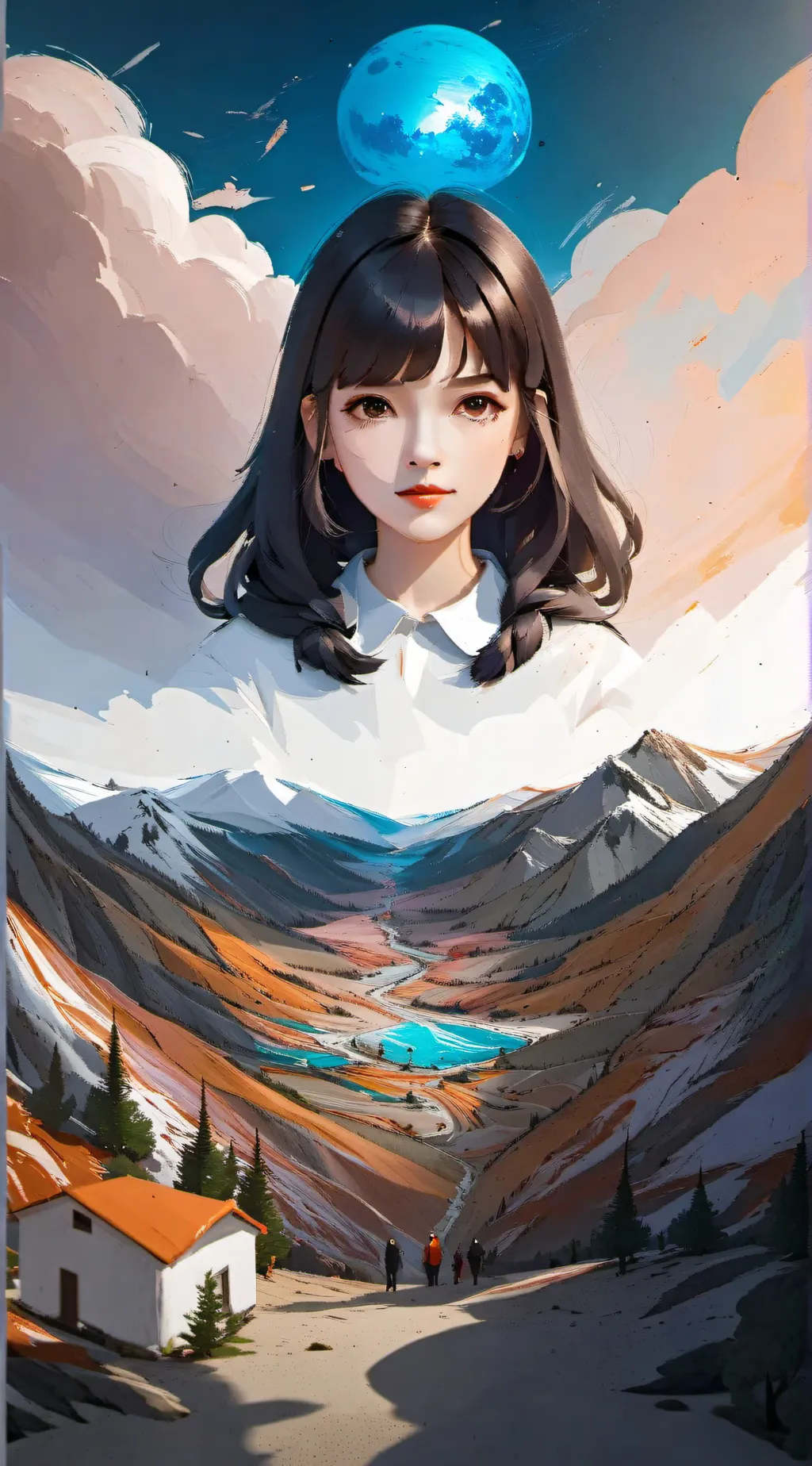 ai character: Cathrine Joy background