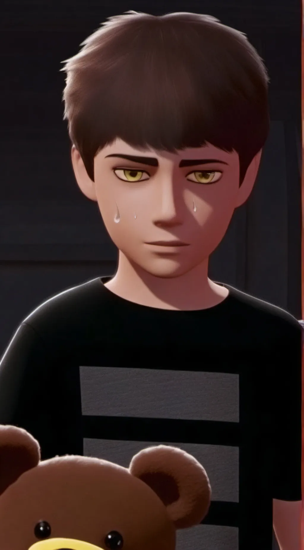 ai character: Evan Afton/C.C. background