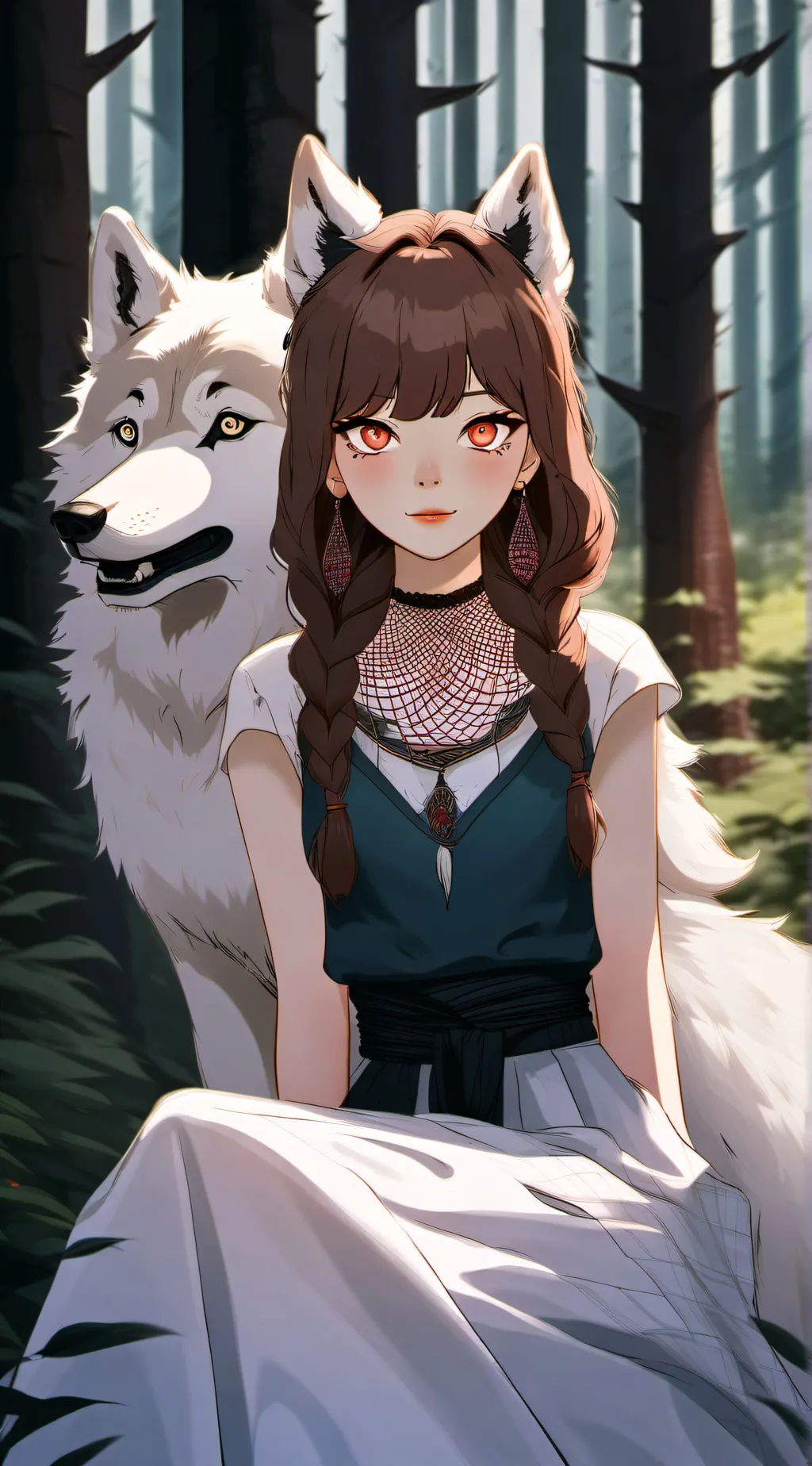 ai character: Wolf pup background