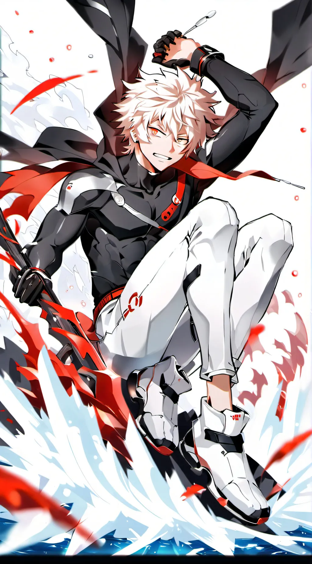 ai character: Bakugo background