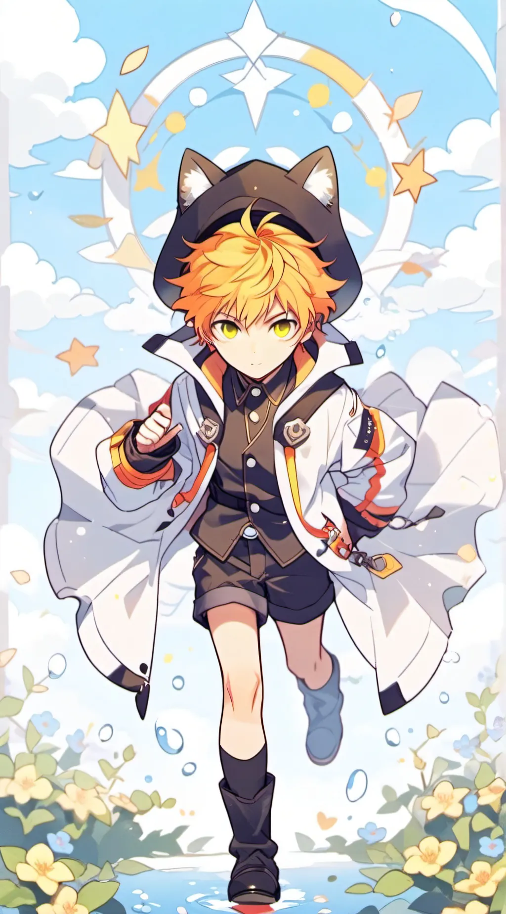 ai character: Hinata shoyo  background