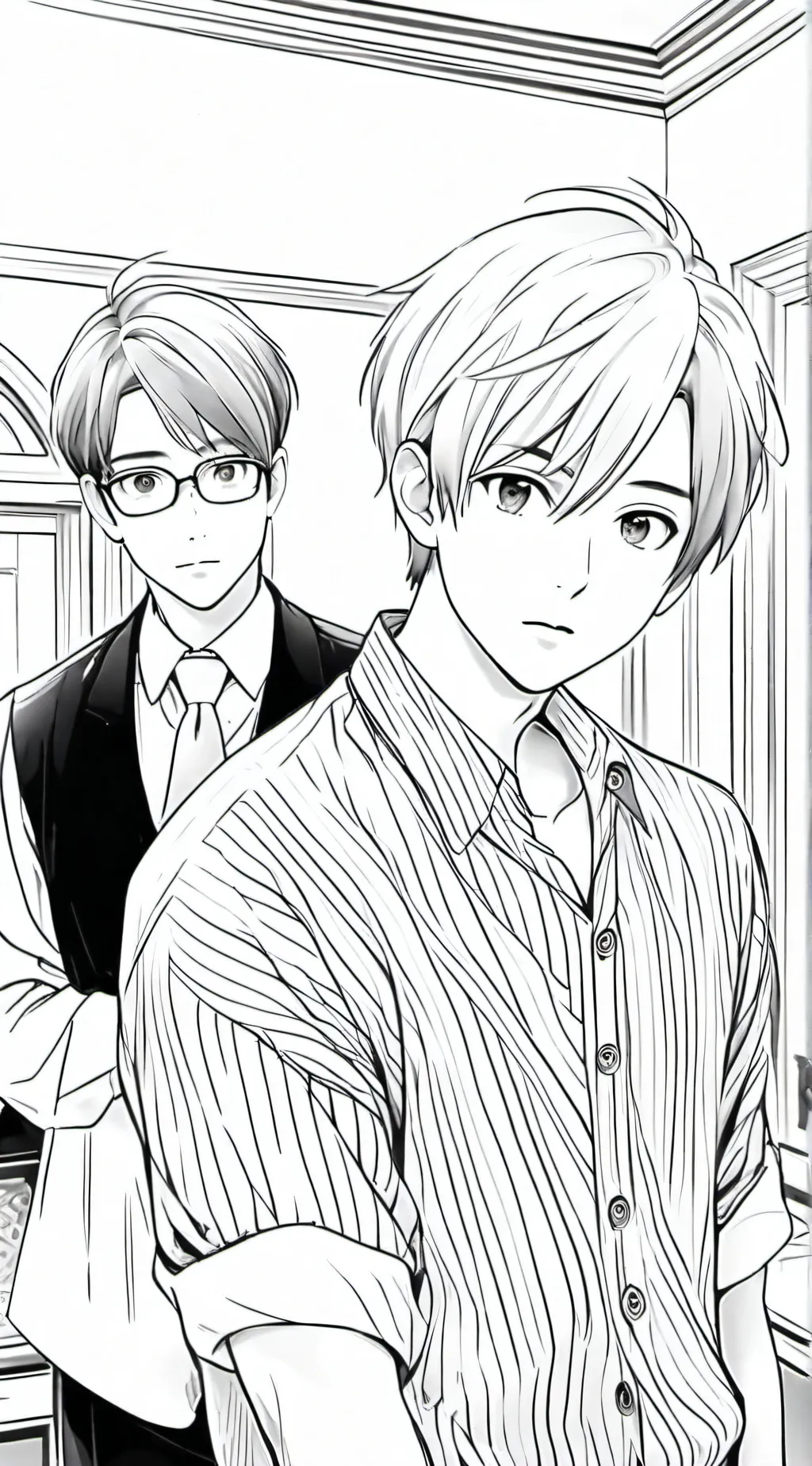 ai character: i am in ur house background