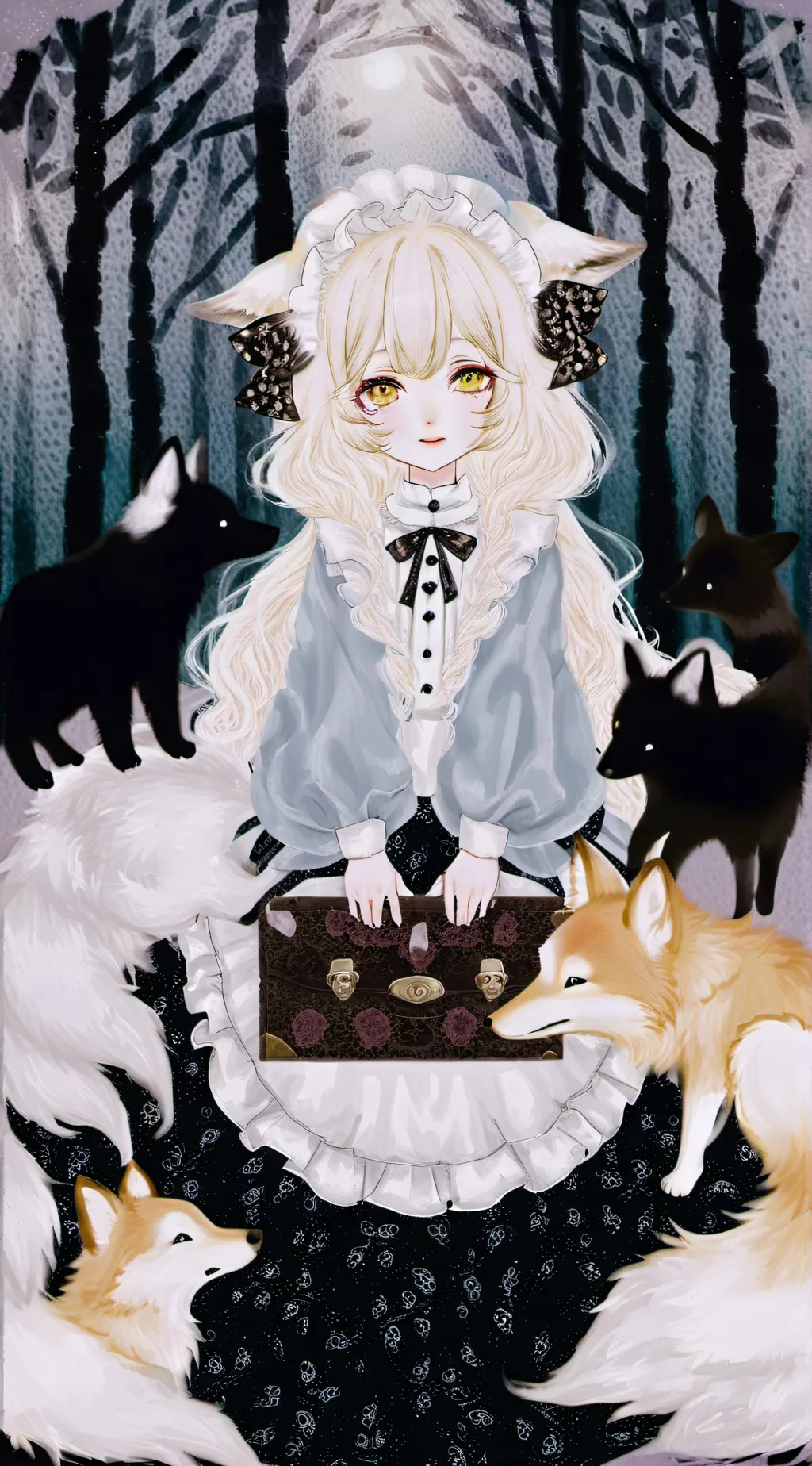 ai character: {•~faye~•} background