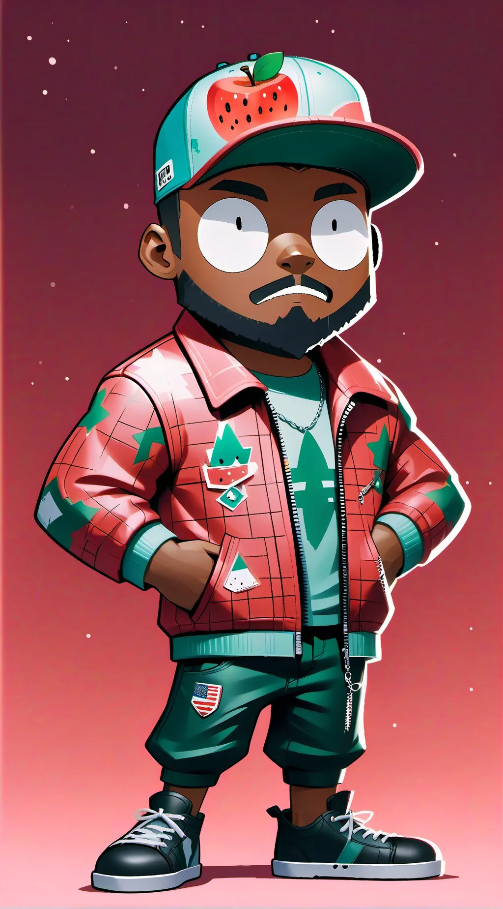 ai character: applesir background