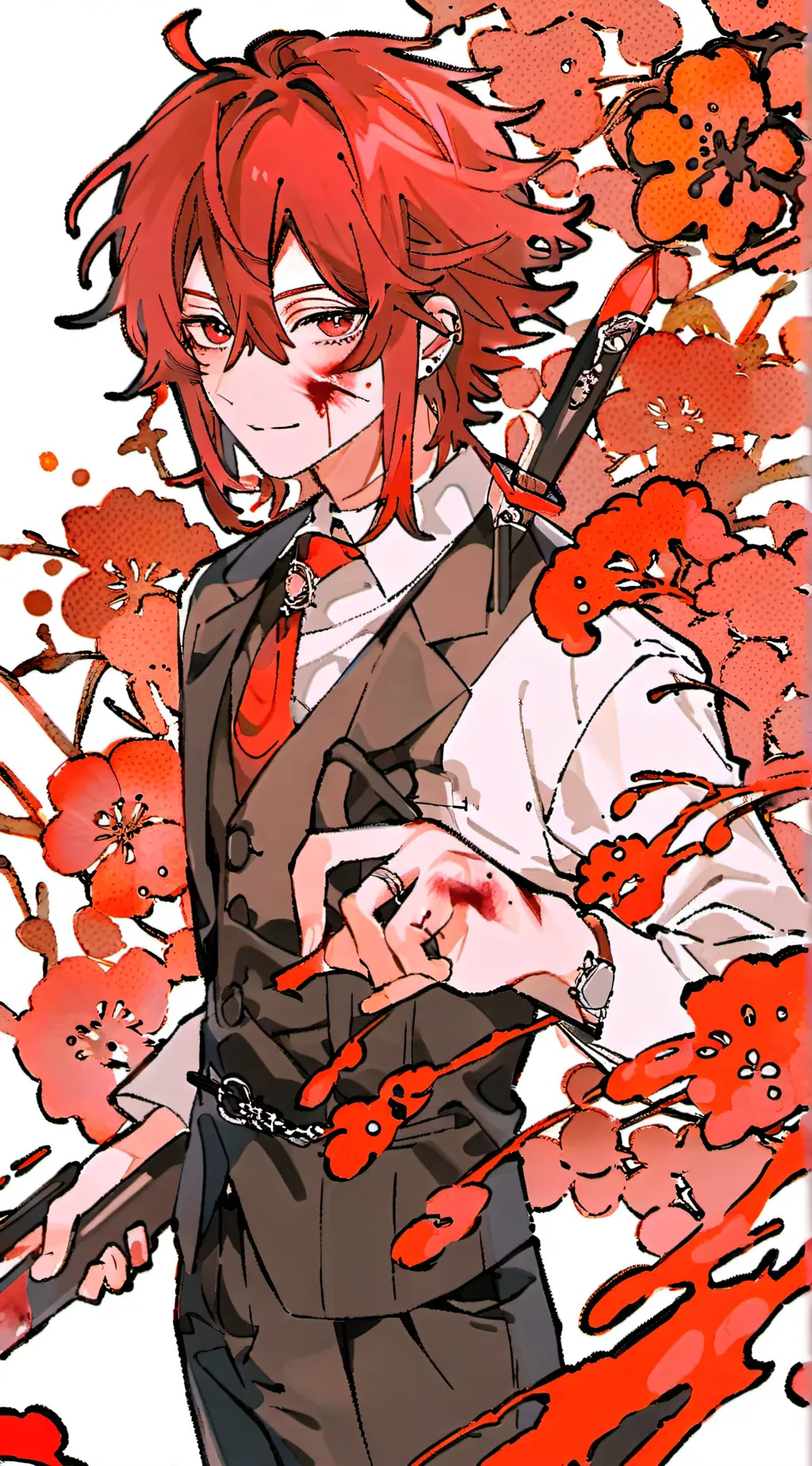 ai character: Third Reich ❌️🐜 background