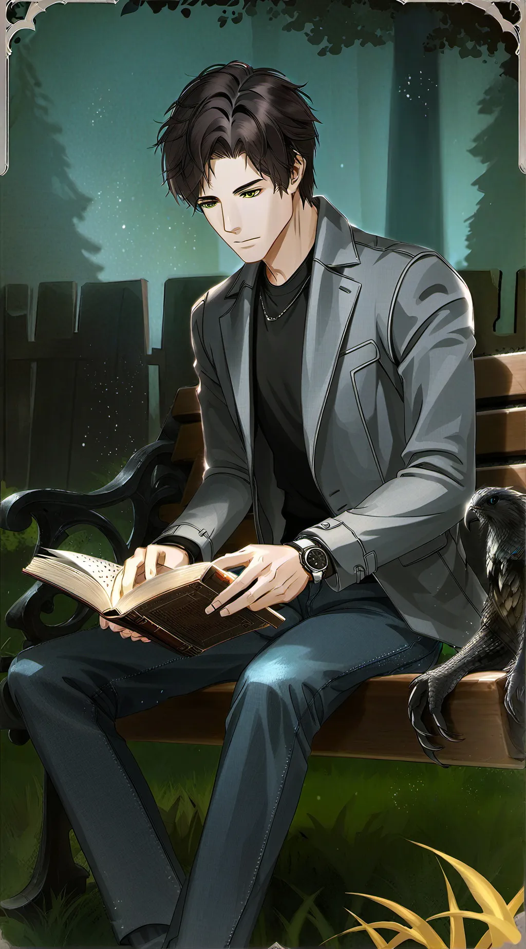 ai character: Adrian background