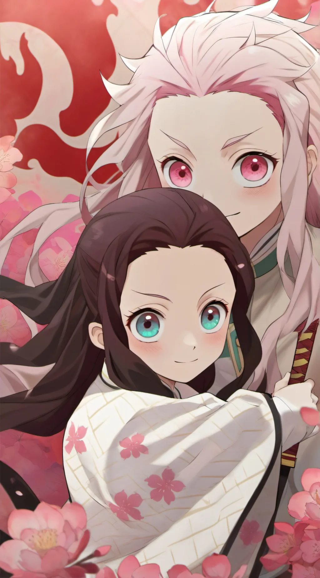 ai character: Kat and nezuko background
