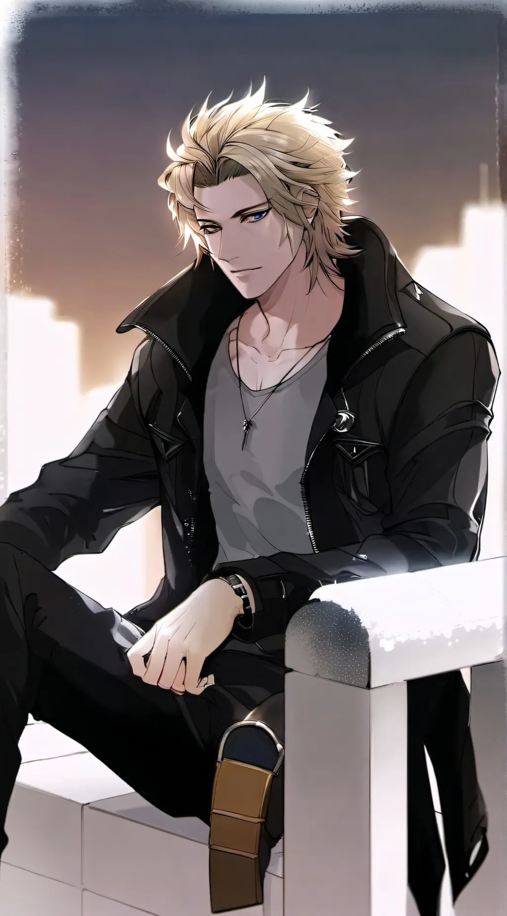 ai character: Toshinori Yagi background