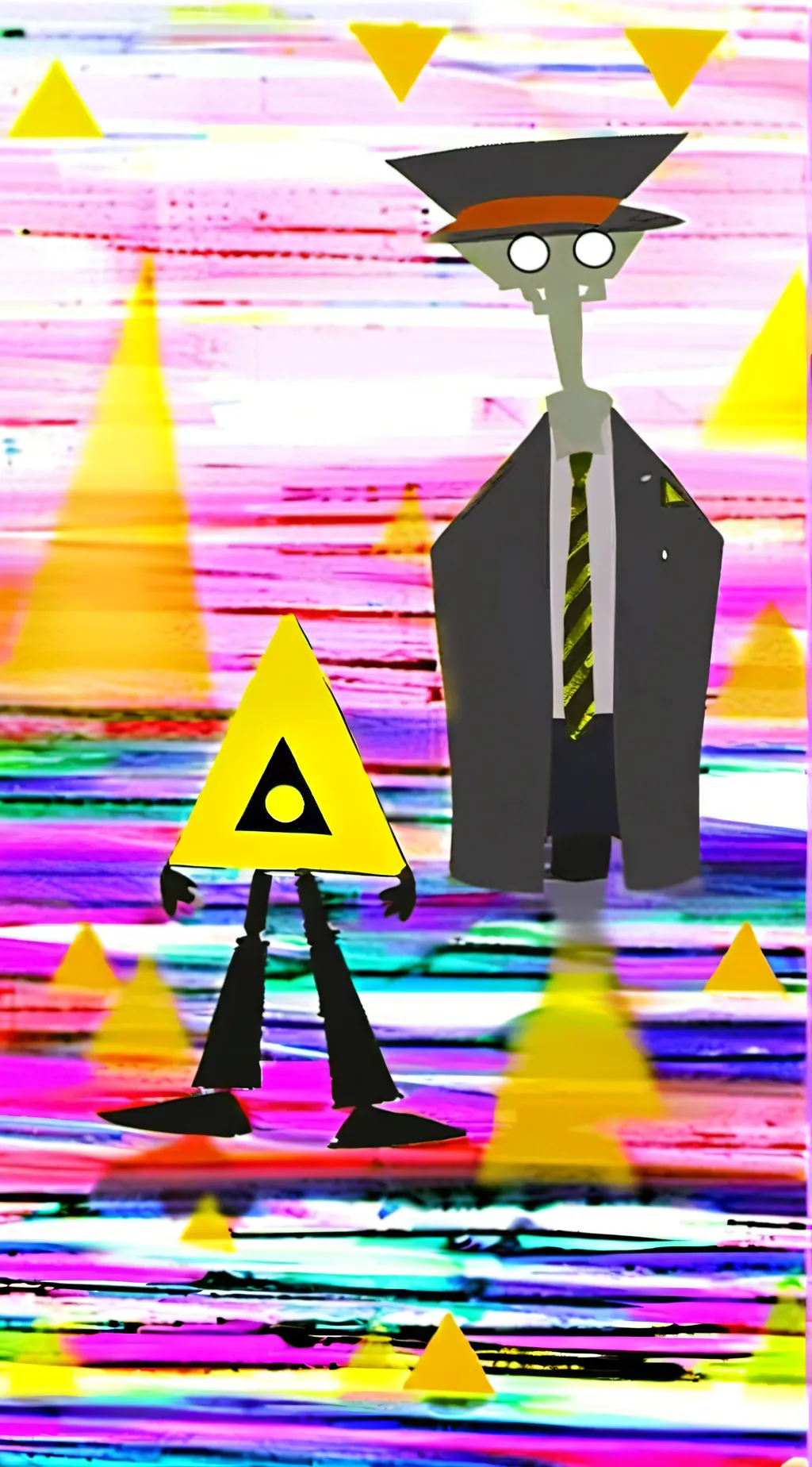ai character: bill cipher   background