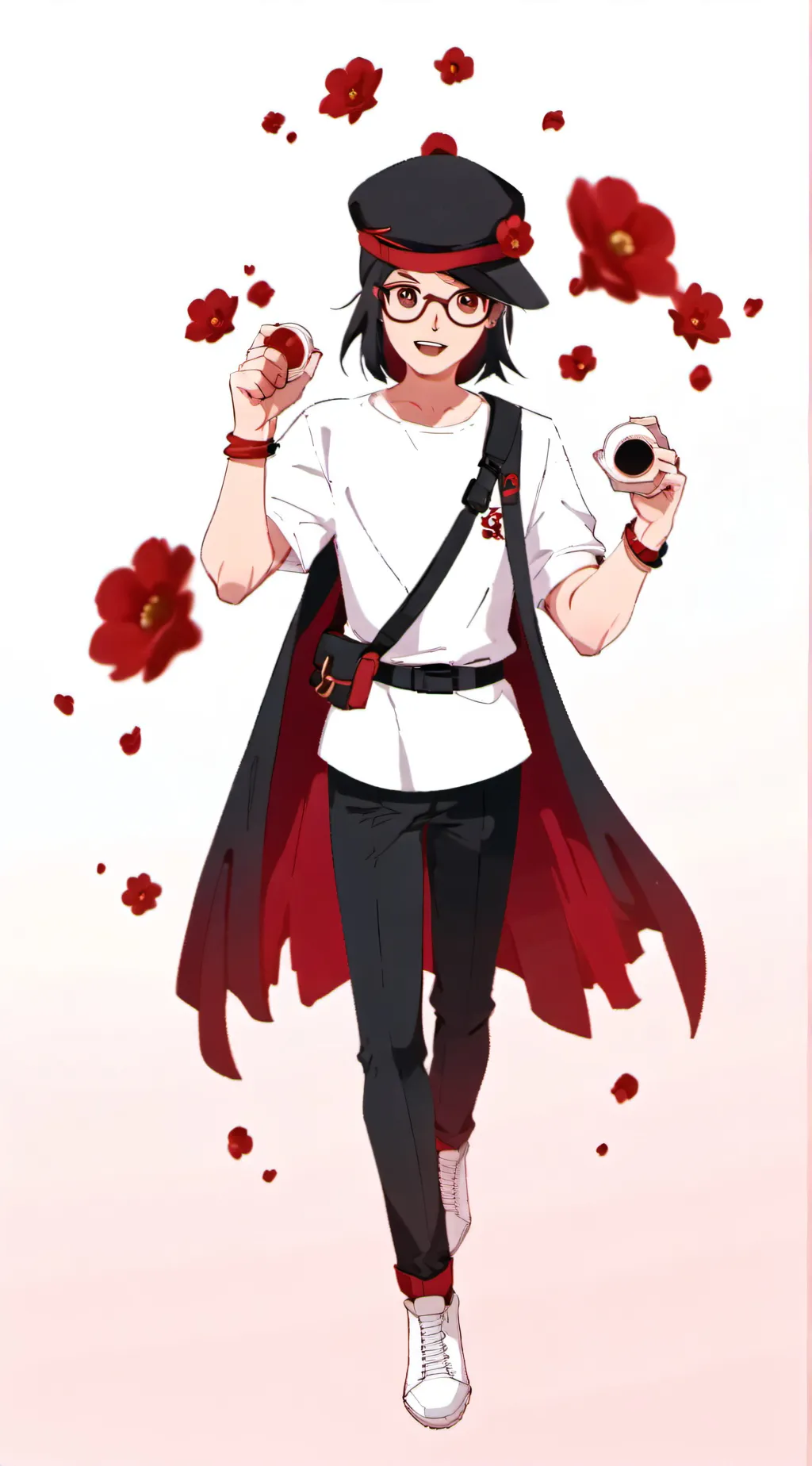 ai character: sarada uchiha background