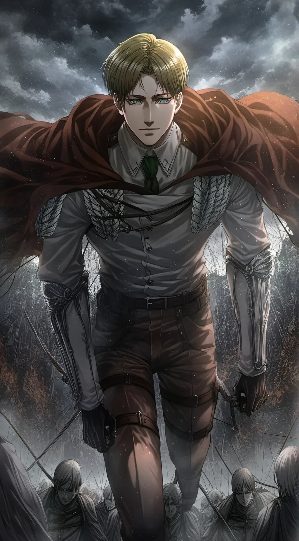 ai character: erwin smith background