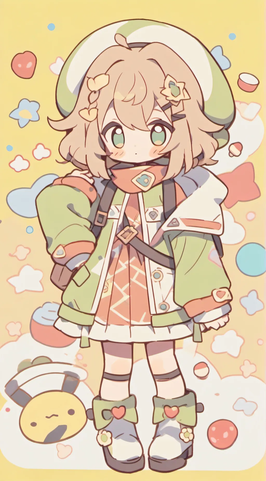 ai character: Aurora background