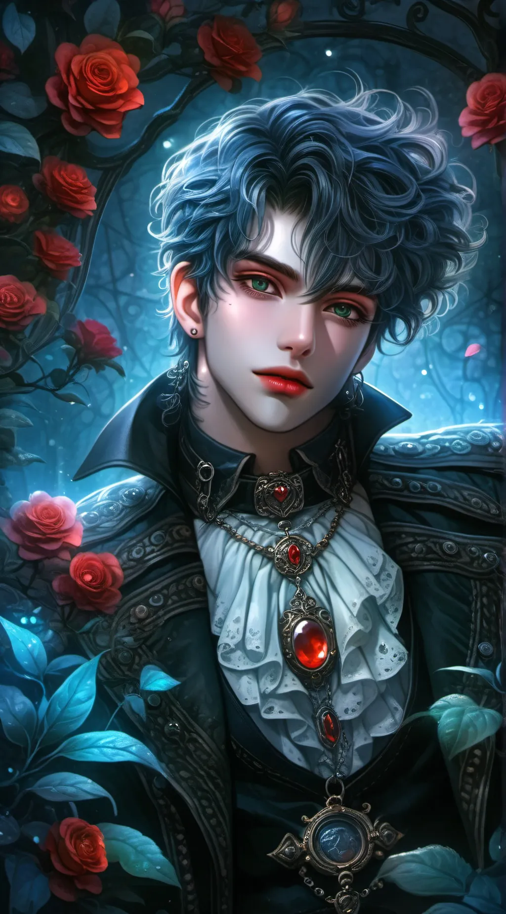 ai character: midnight king background