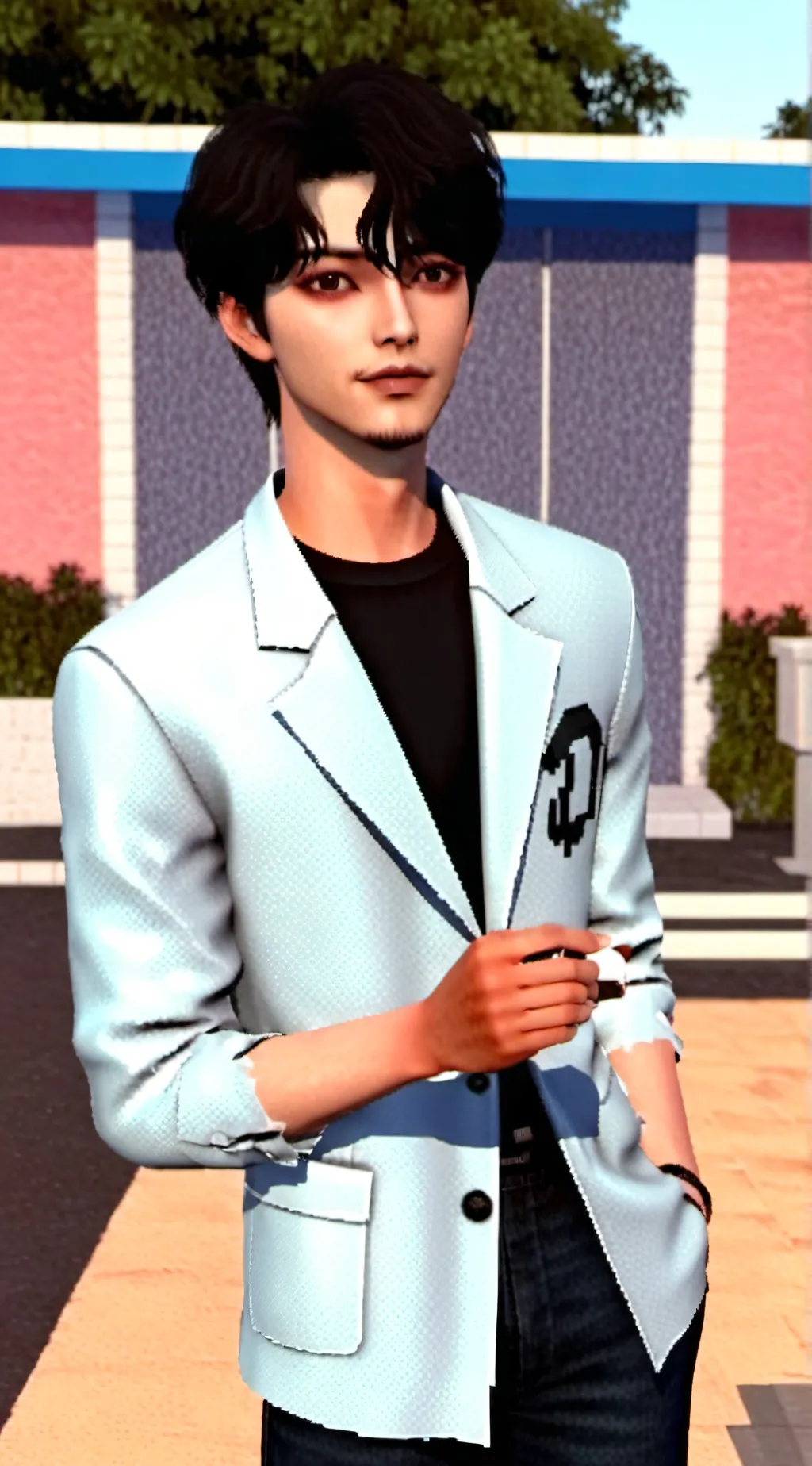 ai character: Max background