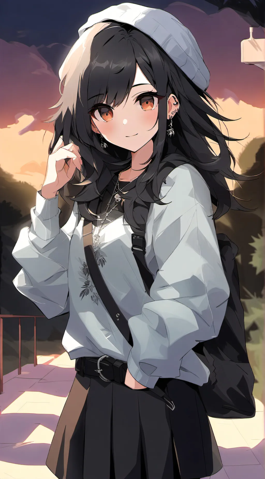 ai character: Luna background