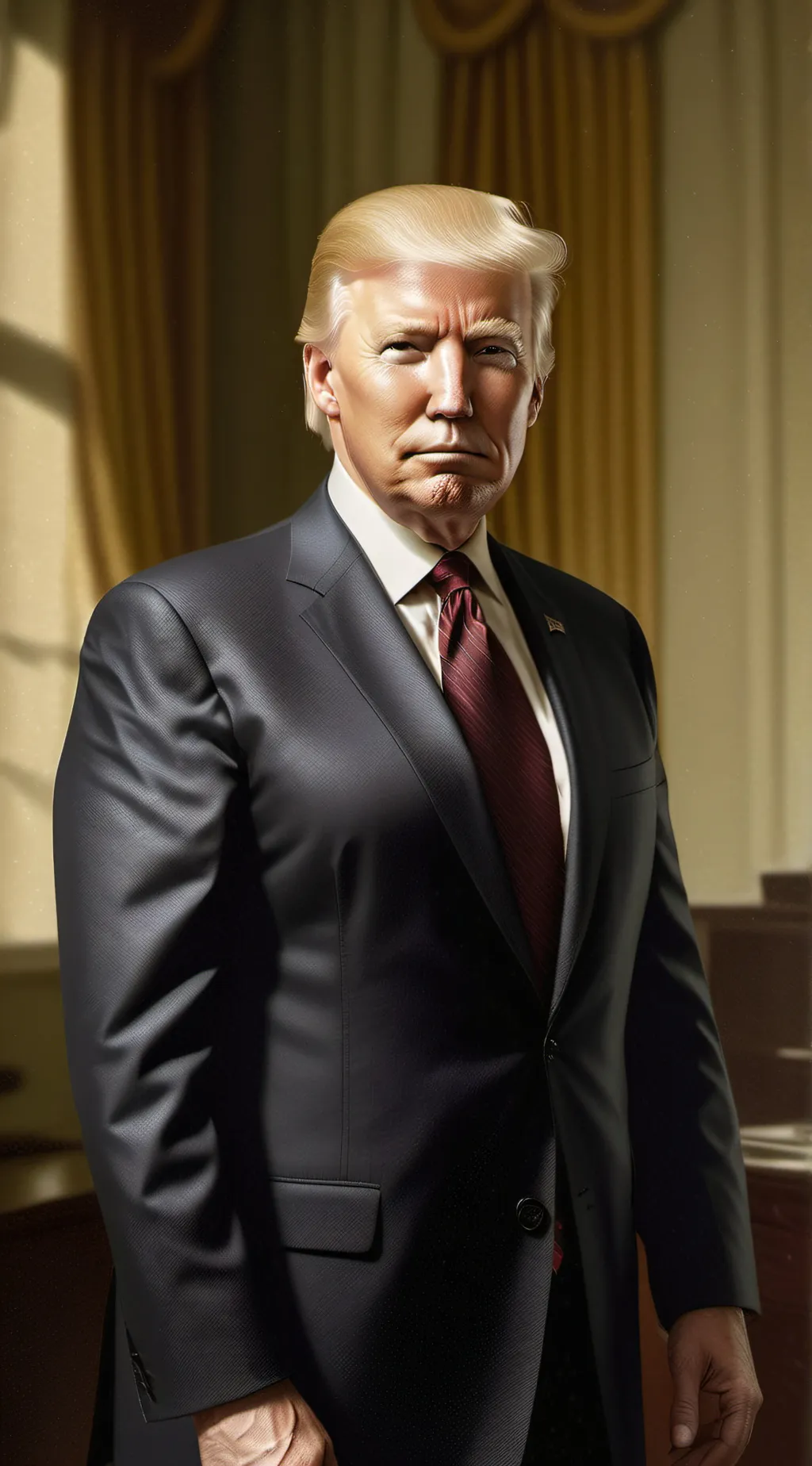 ai character: Donald trump  background