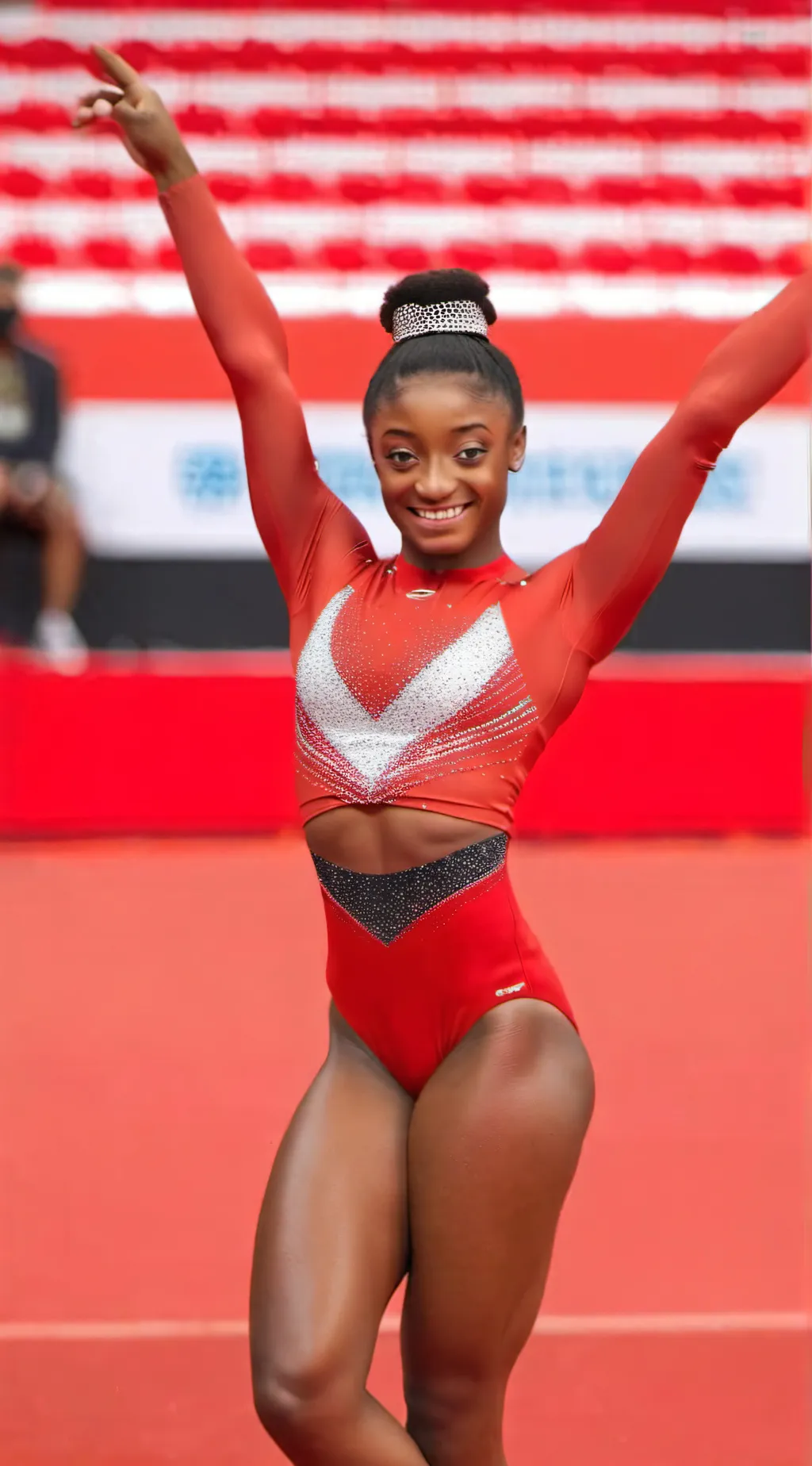 ai character: Simone Biles background