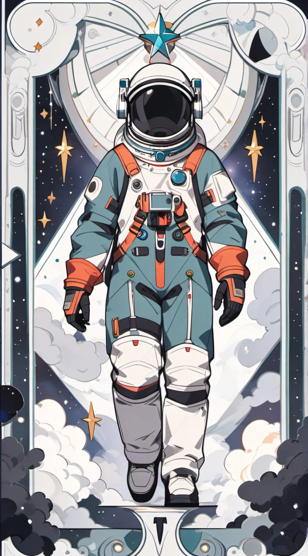 ai character: Among us background