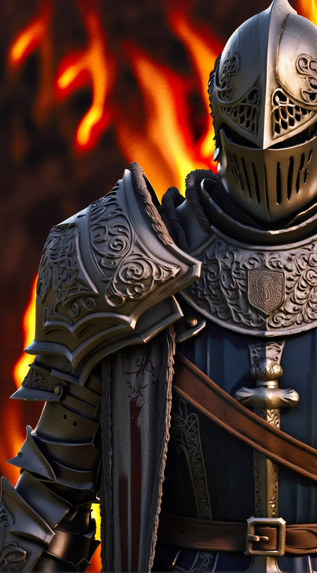 ai character: knight background