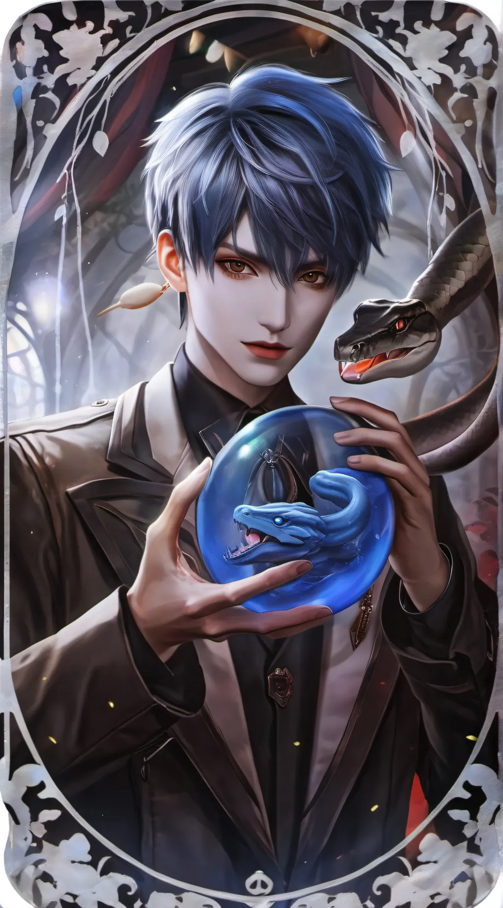 ai character: Levi blintri background