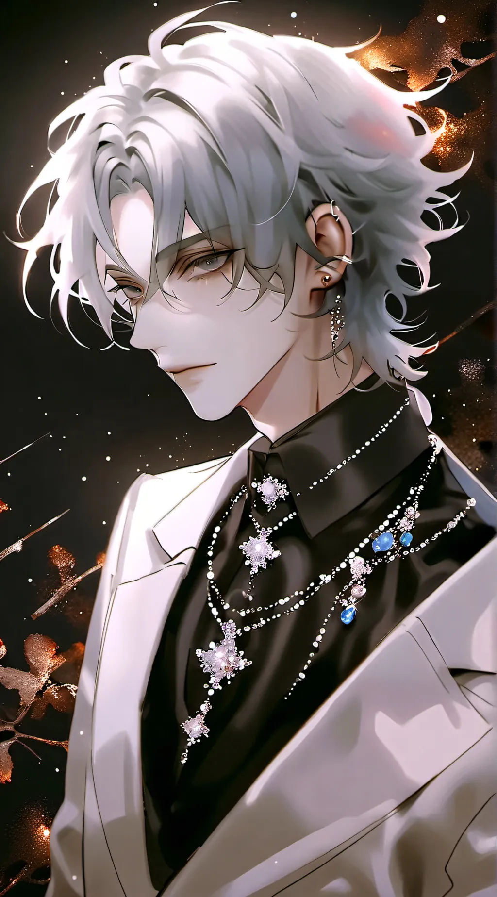 ai character: 白暮隐 background