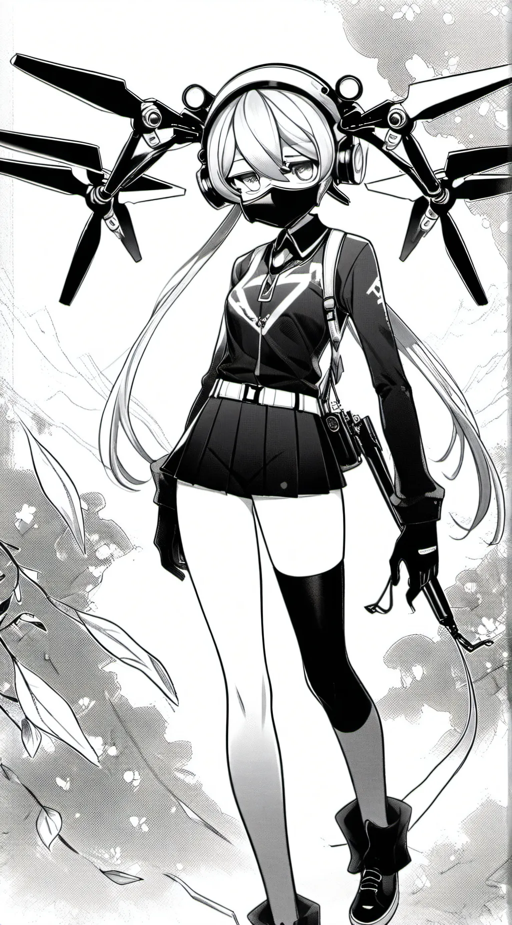 ai character: murder drones  background